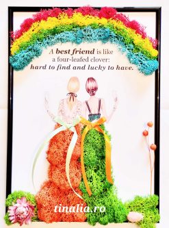 tablou cu licheni pentru prietena