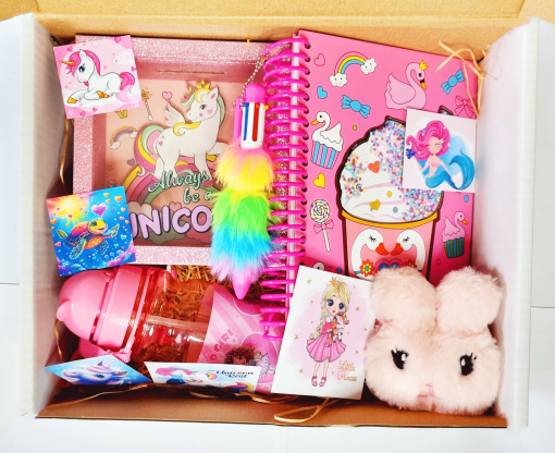 cadou pentru fetite roz unicorn